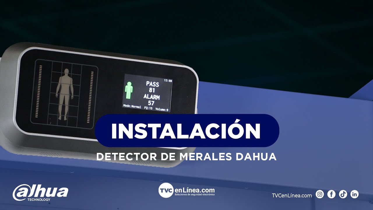 Dahua | Arco detector de metales de 18 zonas, ISC-D118