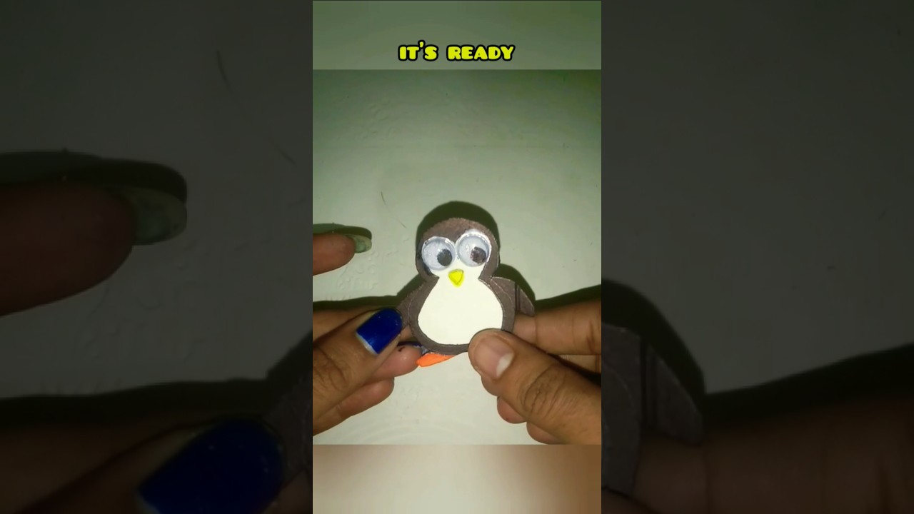 How to make diy penguin😱😱