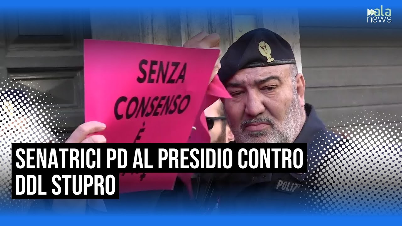 Ddl su violenza sessuale, manifestanti a senatrici PD e AVS: 