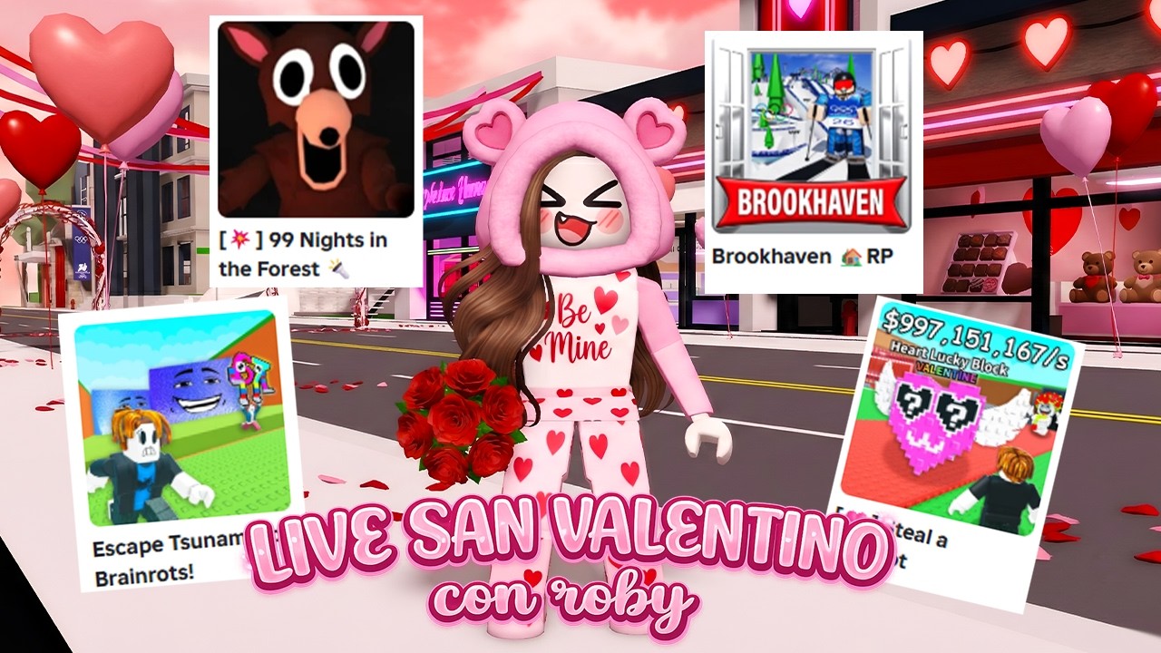 TUTTI I GIOCHI DI ROBLOX A SAN VALENTINO!