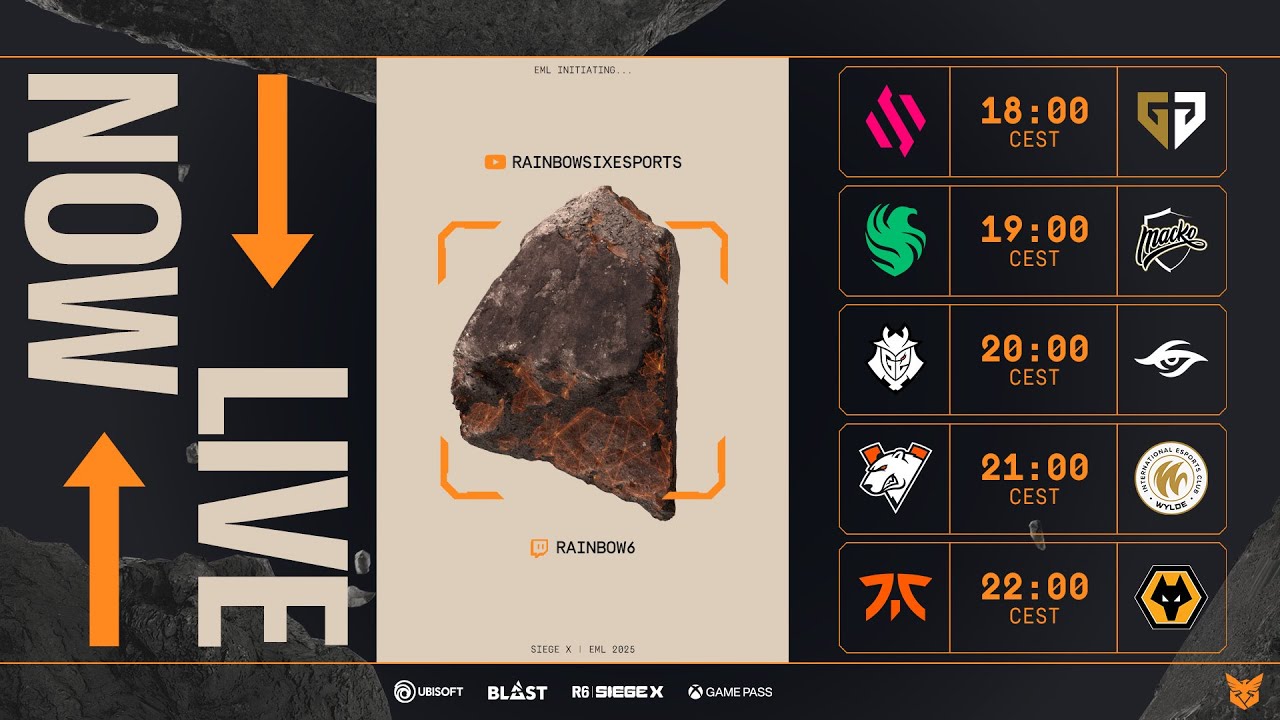 BLAST R6 | EML 2025 - Stage 2 // Day 1