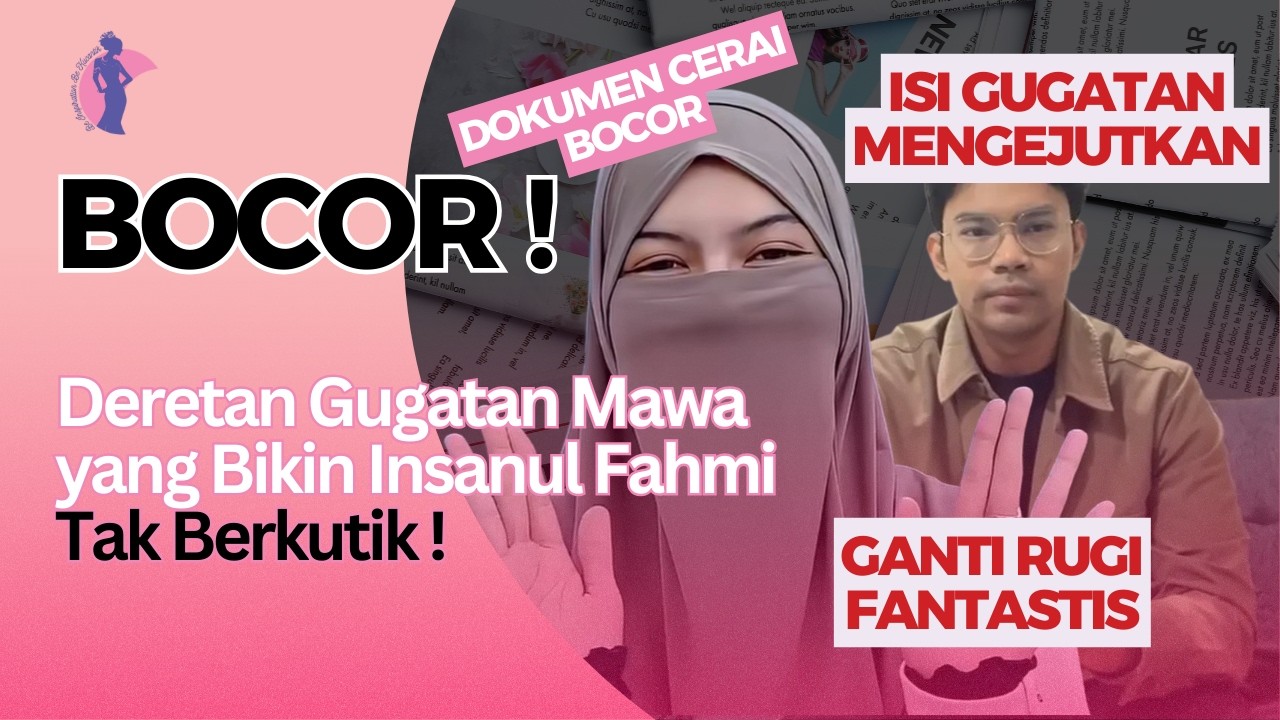 BOCOR❗️ Deretan Gugatan Mawa yang Bikin Insanul Fahmi Tak Berkutik!