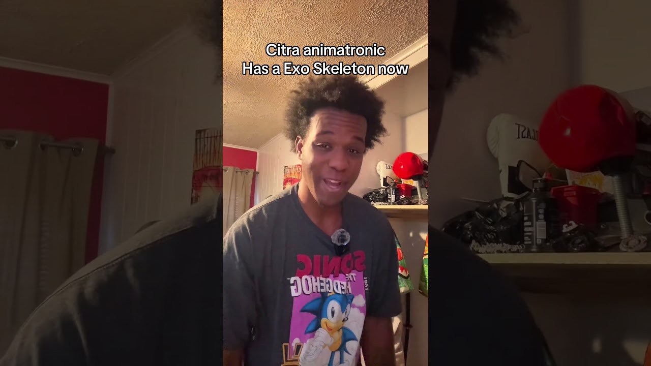 Citra animatronic has a exo skeleton now…