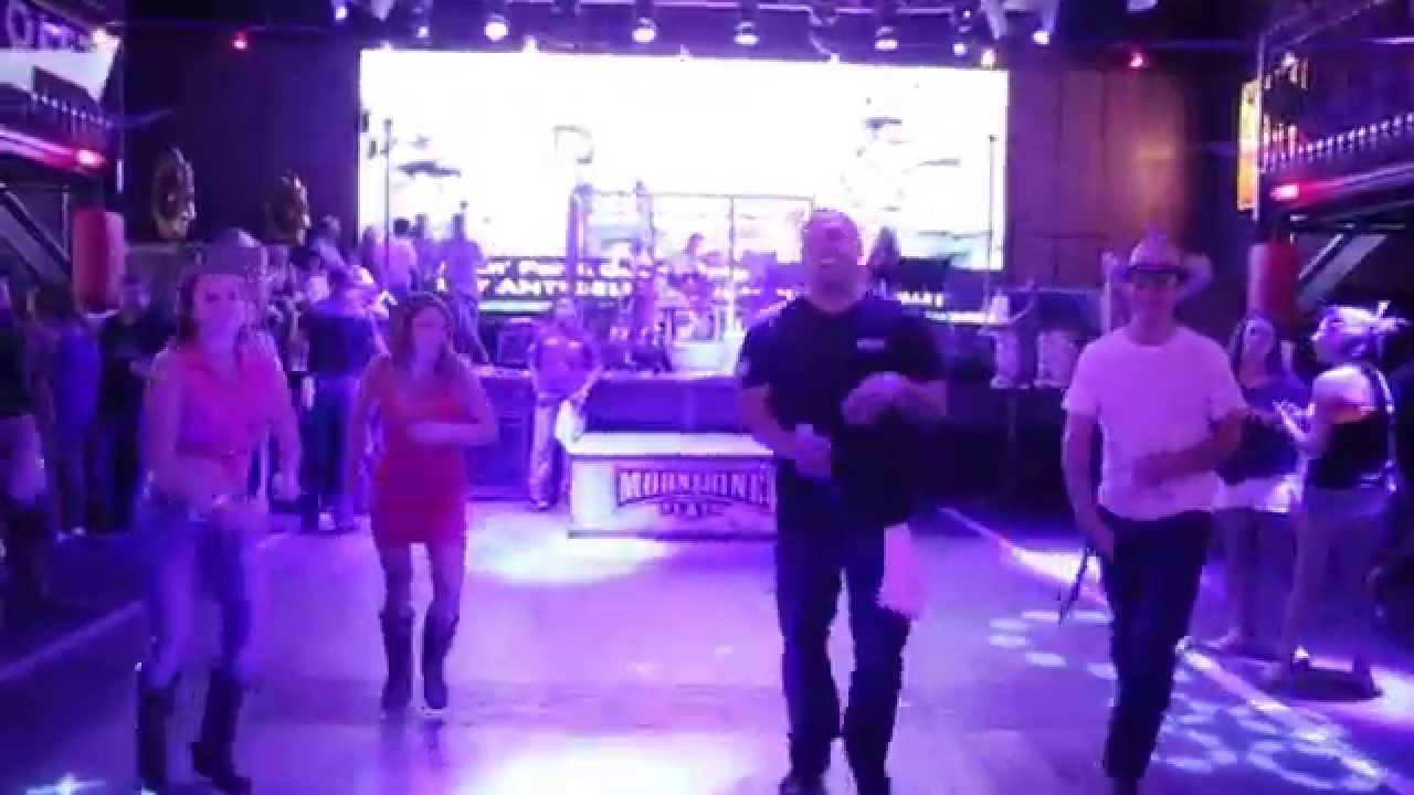 Line Dancing at Moonshine Flats in San Diego