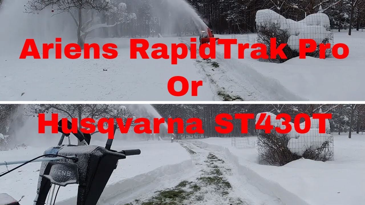 Ariens RapidTrak 28 Pro or Husqvarna ST430T - You Decide
