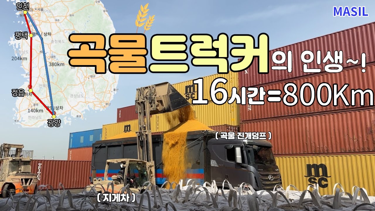 젊은 곡물 트럭커의 삶! 인생의 로망인가, 고난의 시작인가?