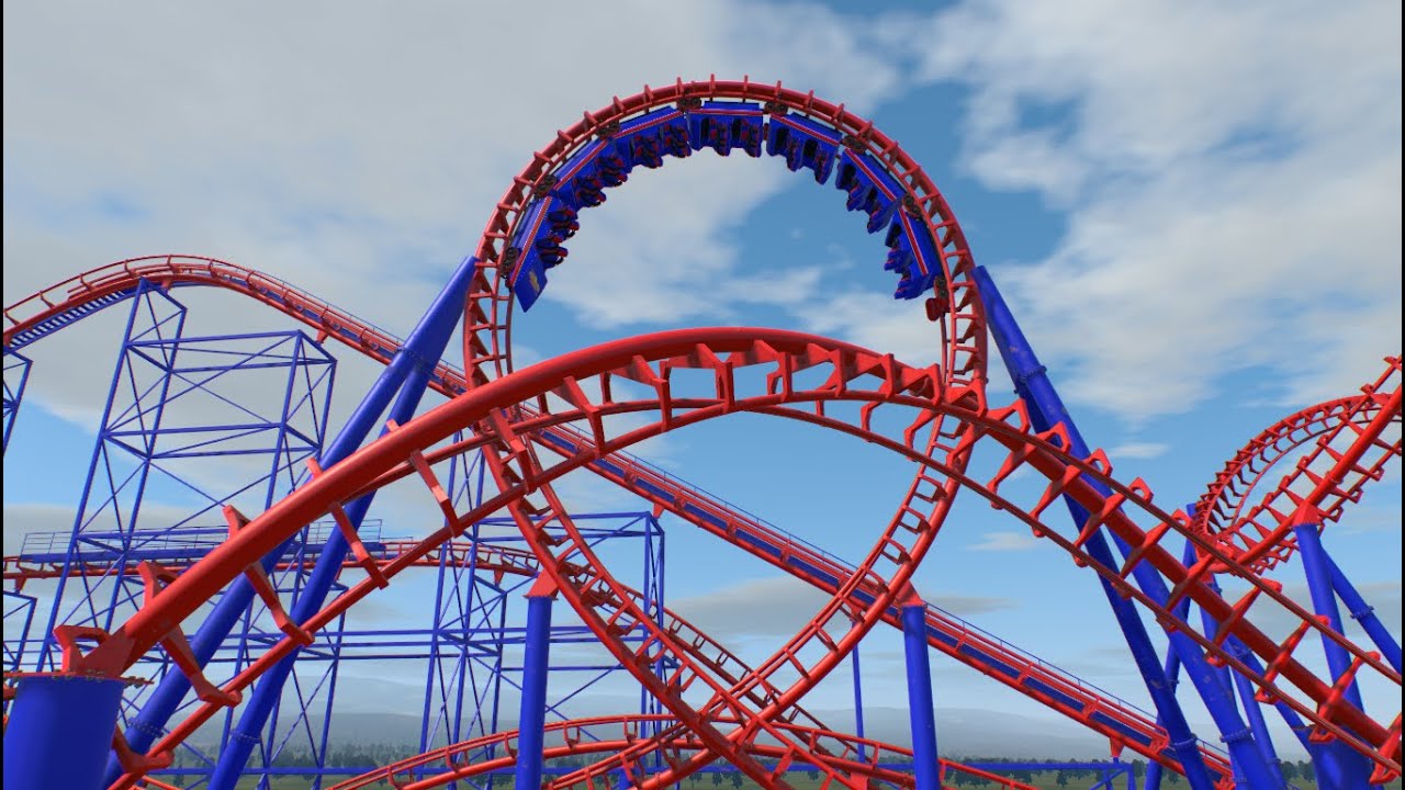 Classic Vekoma Corkscrew custom - Nolimits 2