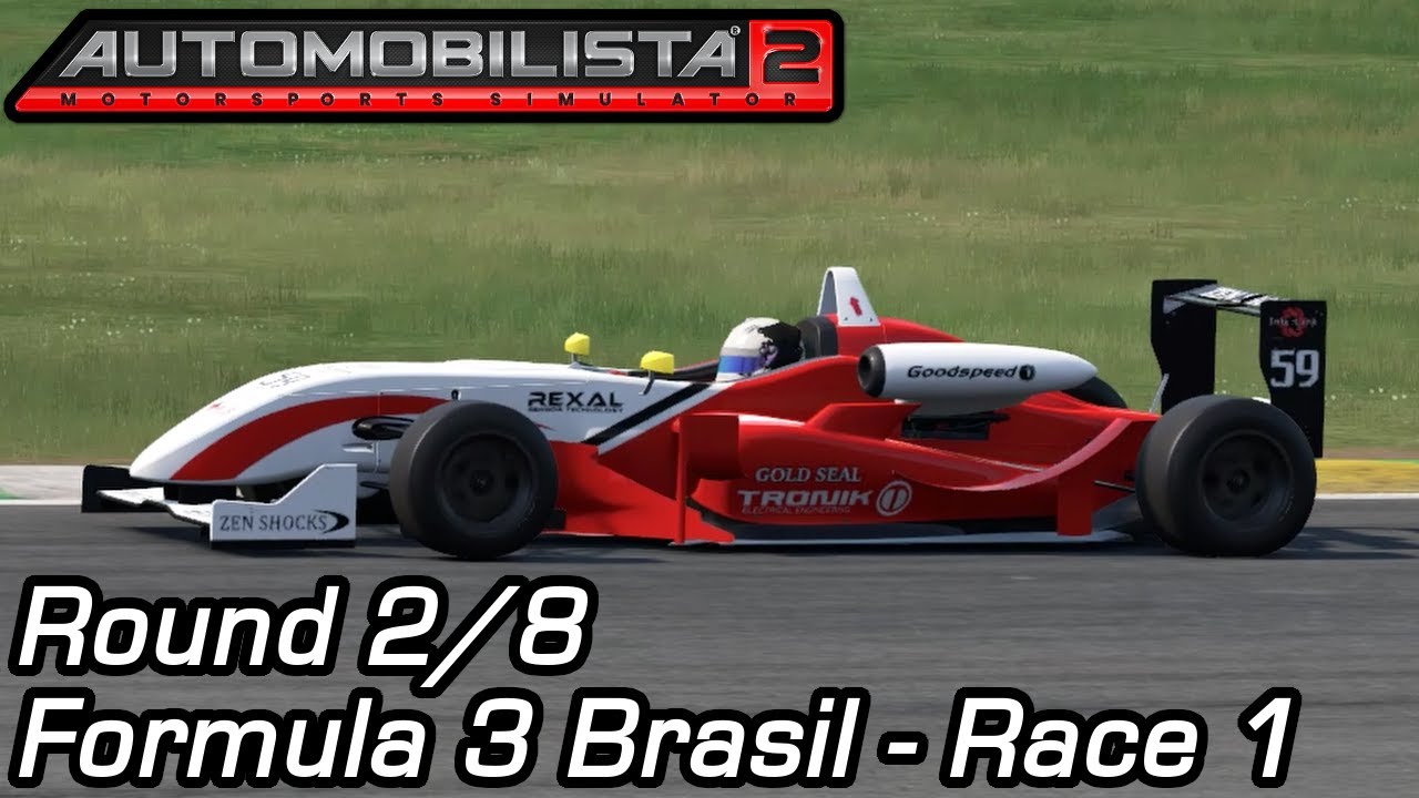 Interlagos: Race 1 | 2017 F3 Brasil Round 2/8 | Automobilista 2 (PC)