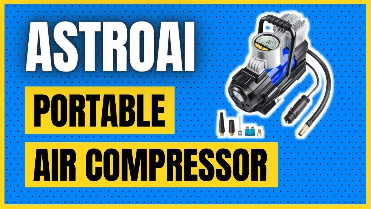 AstroAI Portable Air Compressor Pump Digital Tire Inflator 12V DC
