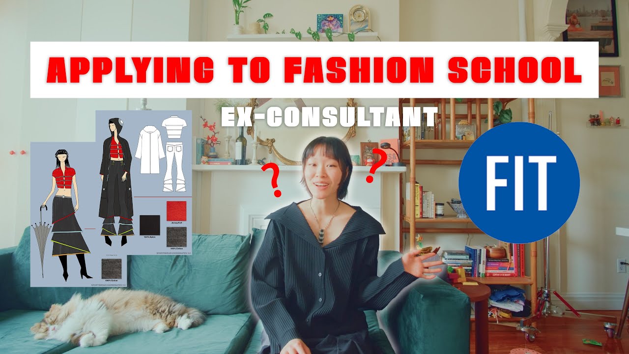How I got into fashion school | my FIT portfolio & advice (2025)