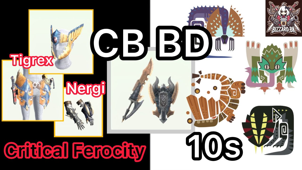 [MHN] Charge blade B.Diablos feat. Critical Ferocity l Monster hunter now