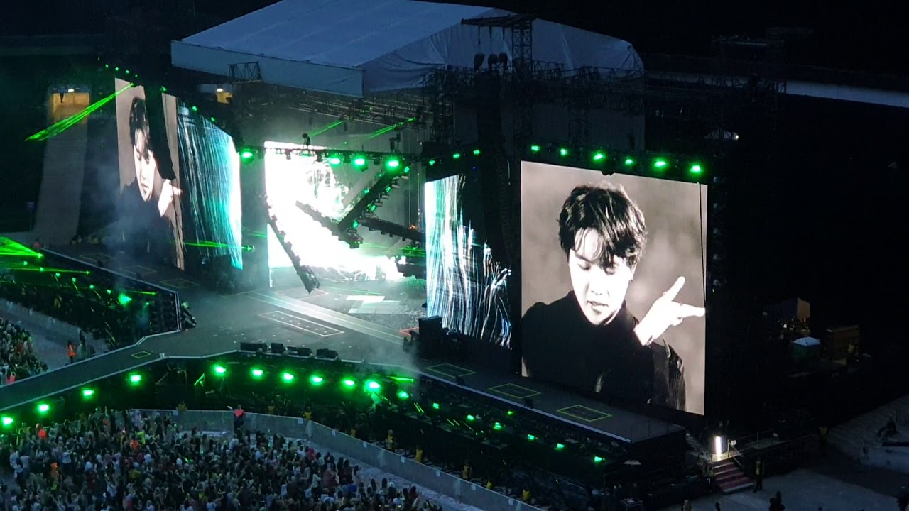 BTS SUGA, J-HOPE, RM - OUTRO: TEAR @ WEMBLEY STADIUM London Concert 1st June 2019