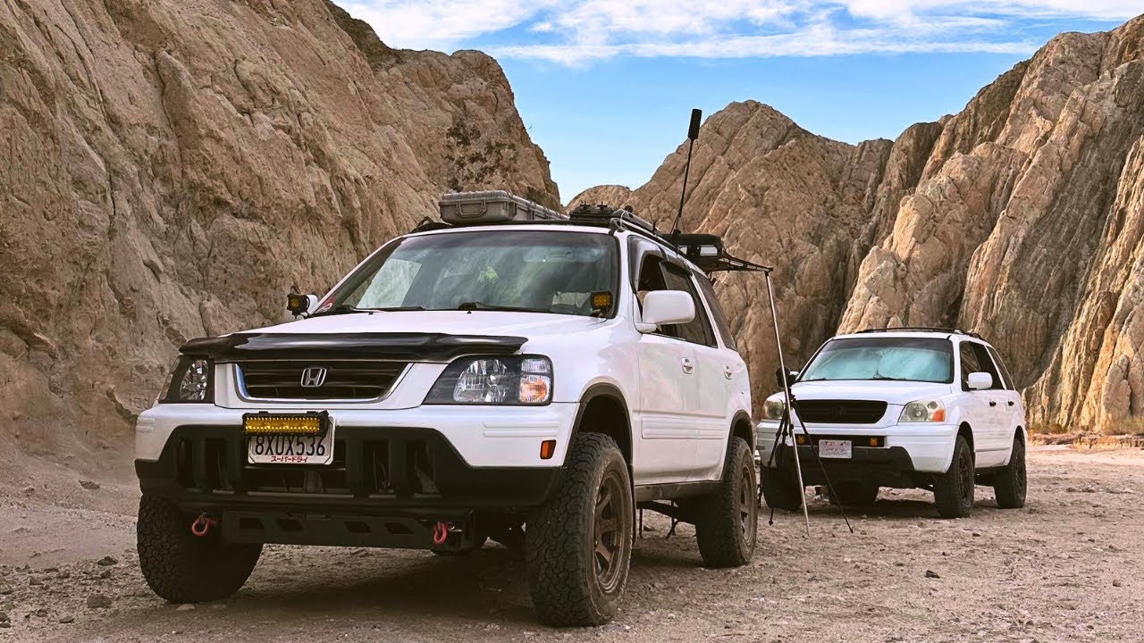 Hiking and Car Camping in Painted Canyon