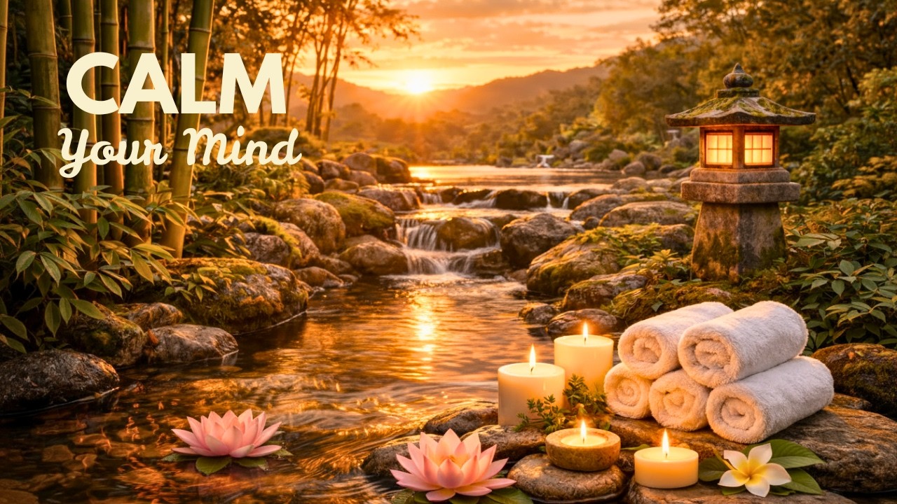 Music to Calm the Mind 🌿 Relaxing Piano & Flute with Nature Sounds for Anxiety Relief (1 Hour)