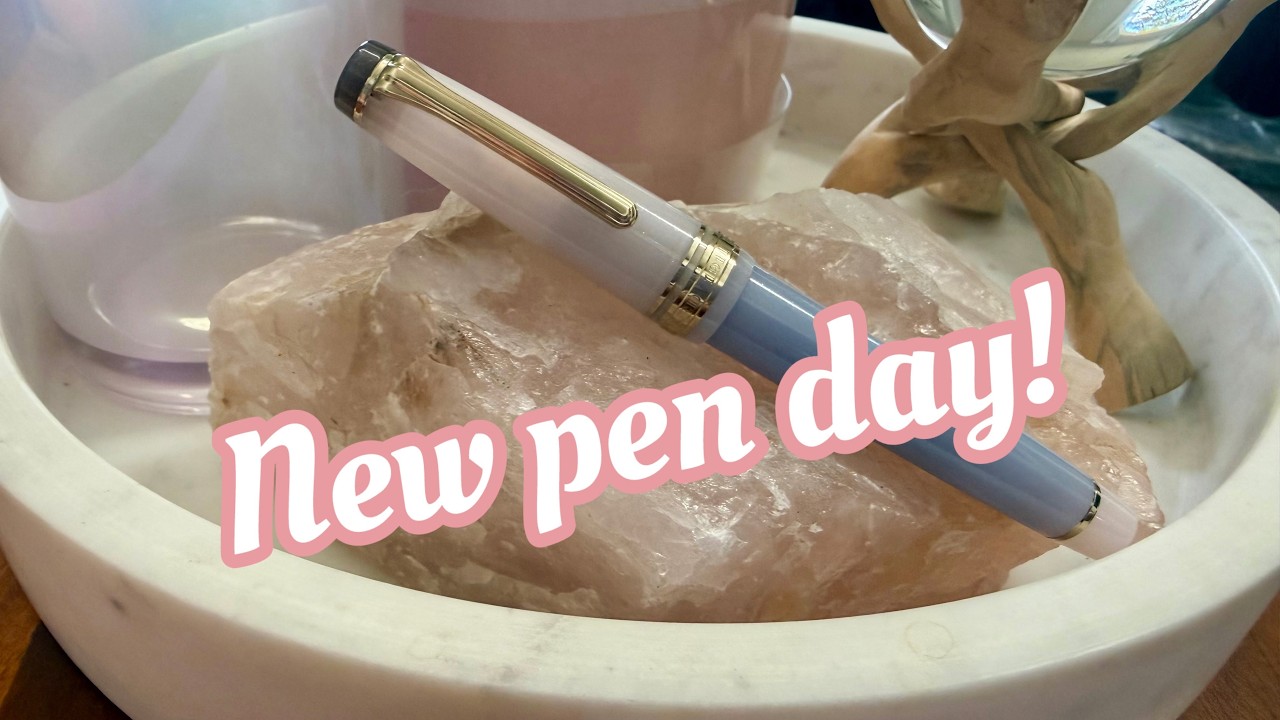 New Pen Day! Poesie x Sailor Mermaid Cat Fountain Pen ✨