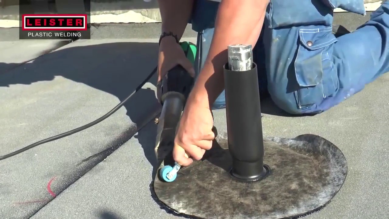Leister ELECTRON ST: Ręczne zgrzewanie papy bitumicznej