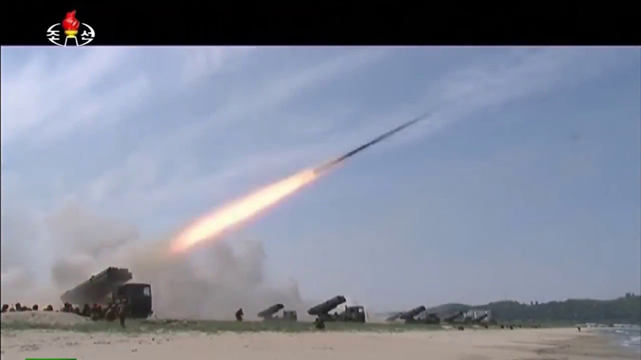 North Korea massive military drills