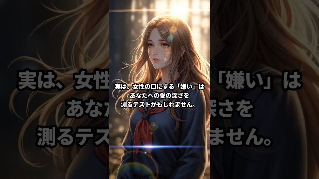 🤫口では「嫌い」🤫 女性が本当に嫌いな男には絶対に言わない「脈ありの拒絶」 5選