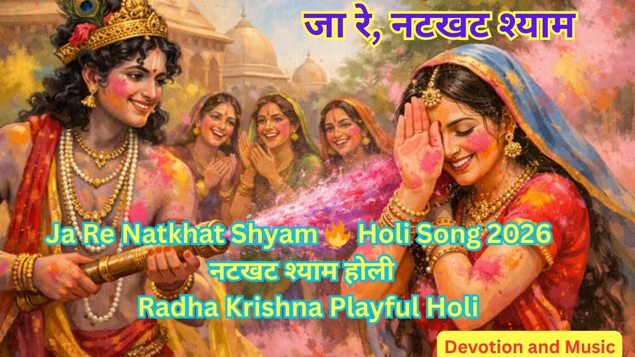 Ja Re Natkhat Shyam 🔥 Holi Song 2026 | नटखट श्याम होली | Radha Krishna Playful Holi