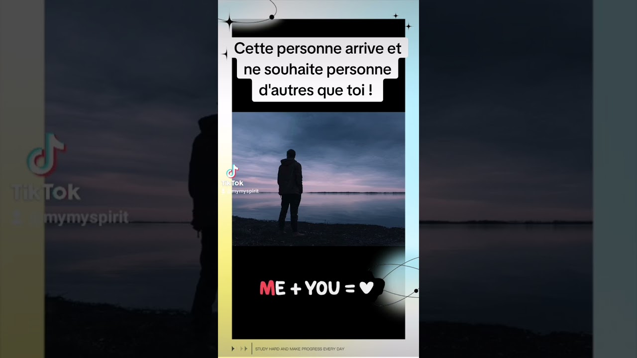 Cette personne arrive et ne souhaite personne d autres que toi !