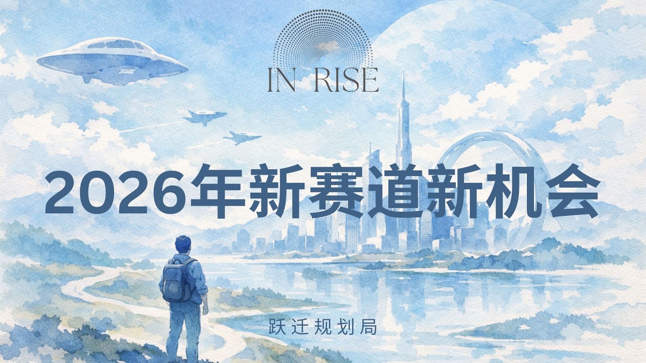 【2026年新赛道新机会】#02 为什么要选新赛道？当下打工，考证，创业，越来越难的原因。
