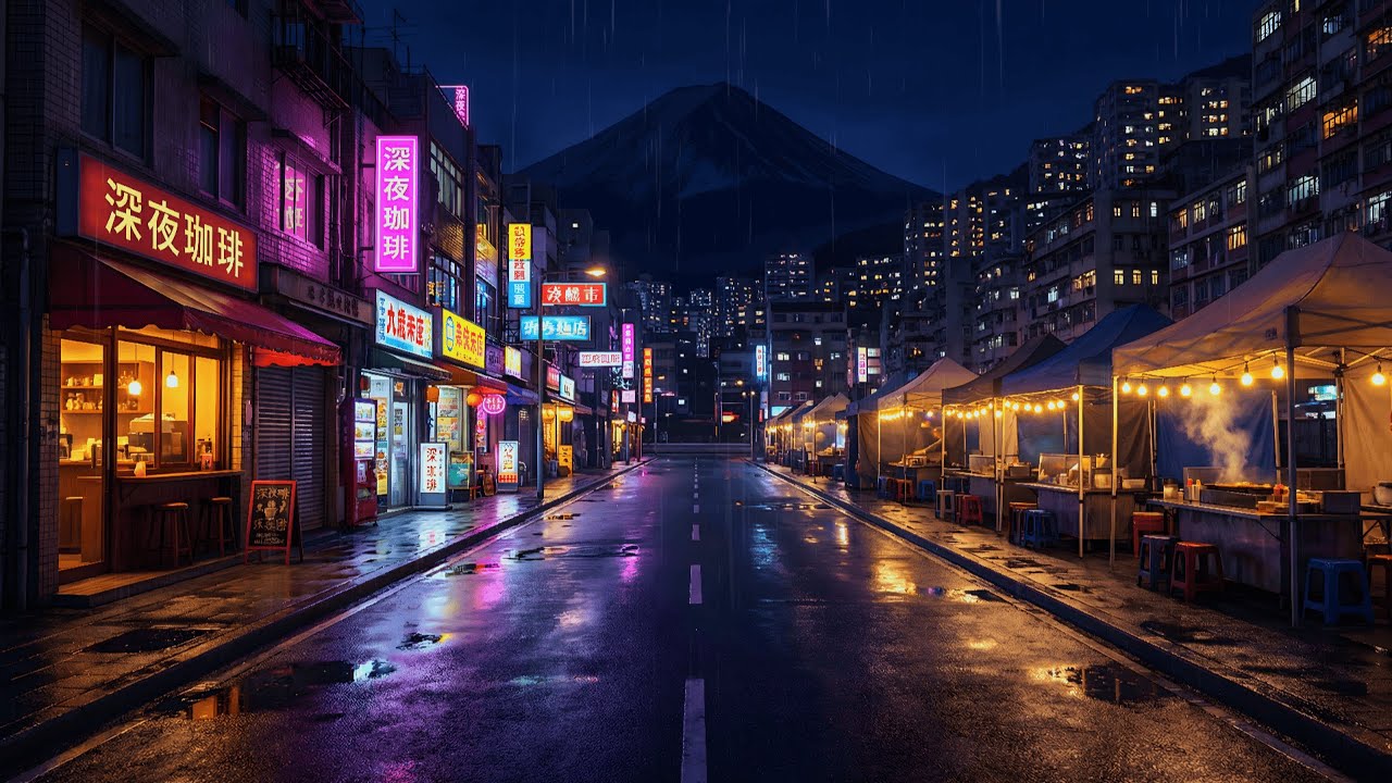 Rainy Night Lofi Beats ☔ Chill Music for Study, Sleep & Relax