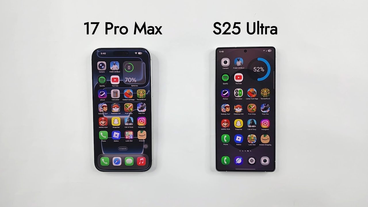 iPhone 17 Pro Max vs Samsung S25 Ultra - SPEED TEST 🔥