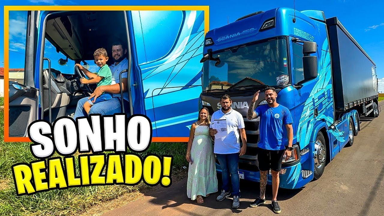 ENTREGAMOS O SCANIA PRO NOVO DONO 😍 MAIS UM SONHO REALIZADO