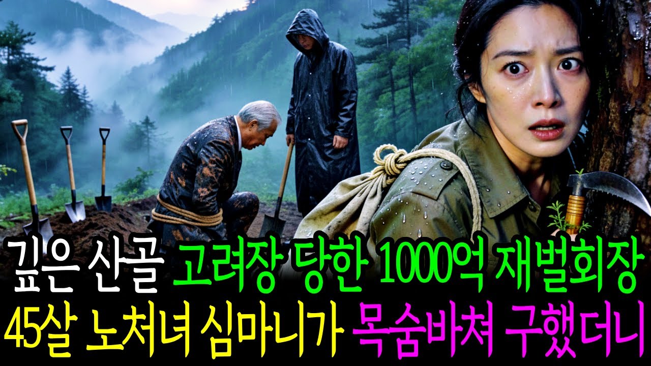 깊은 산속 고려장 당한 1000억 재벌회장, 45살 노처녀 심마니가 목숨바쳐 살려냈더니