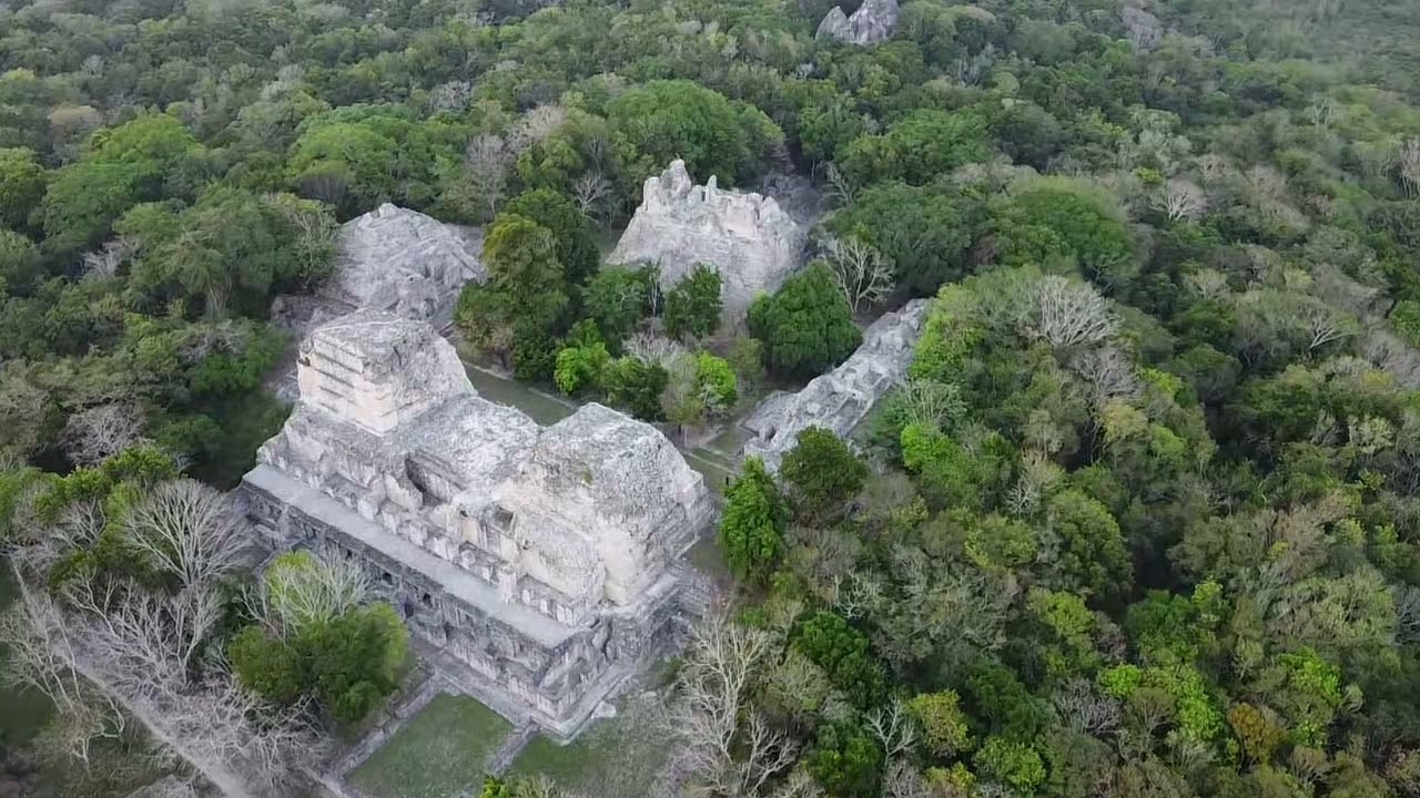 Bolade Richardson - Rare Drone Footage of Bec&aacute;n Pyramids, Yucat&aacute;n Peninsula.