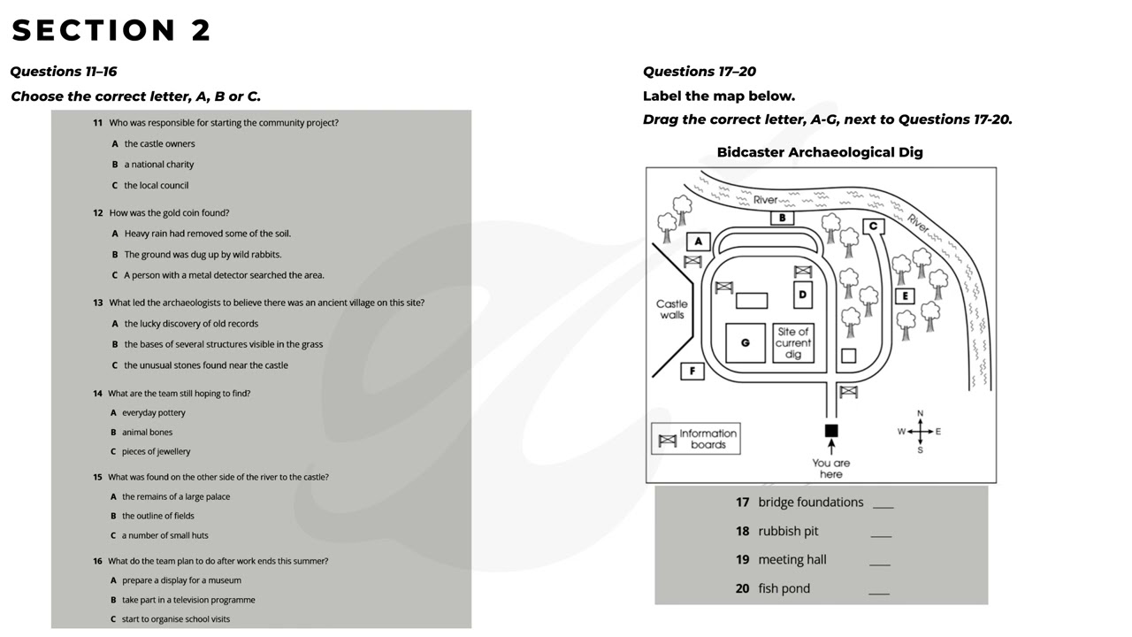 CAM 20 | IELTS LISTENING TEST | TEST 3 - SECTION 2 #english #listeningpractice #ielts #education