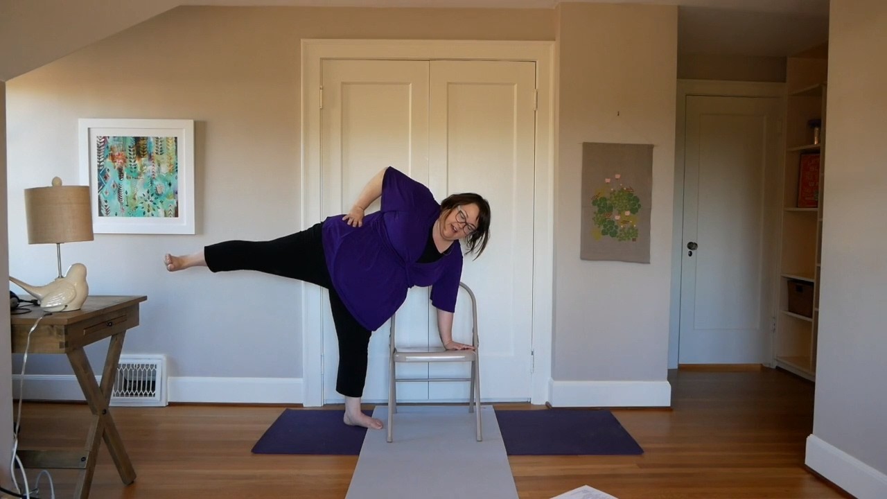 When You Don't Want to Get on the Floor | Curvy Yoga