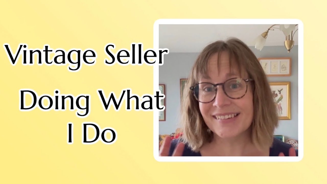 Vintage Seller - Doing What I Do #gentlevlog #vintage #workingfromhome