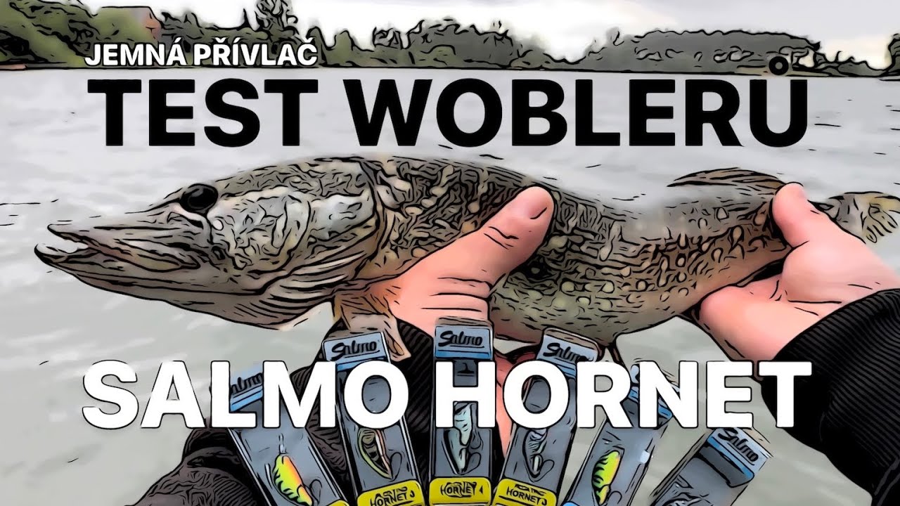 TEST WOBLERŮ SALMO HORNET - MNOHO OKOUNŮ, ŠTIKY A KOPEC ZÁBAVY - PŘÍVLAČ - ŠTIKA NA JEMNÝ PRUT