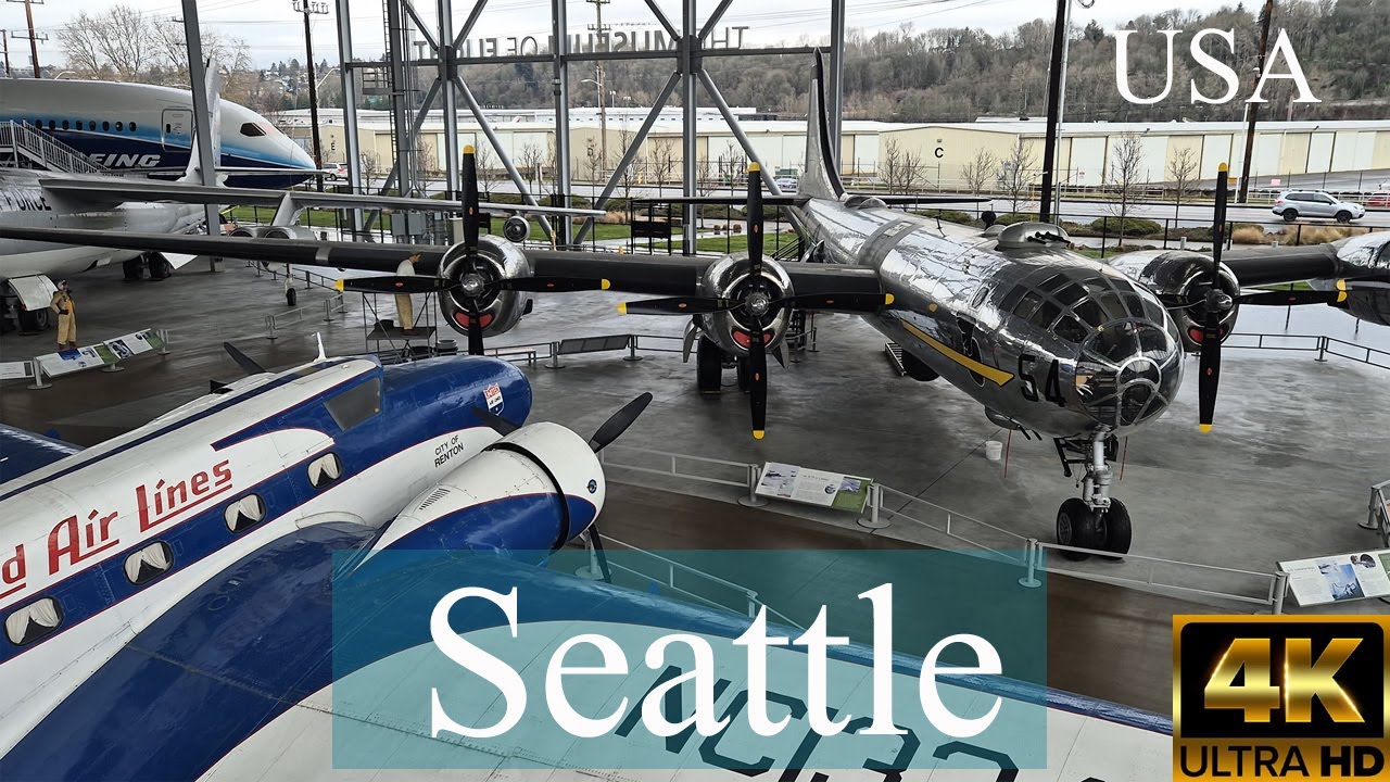 Exploring Seattle, USA I 2025 I 4K I Part 3 : Museum of Flight