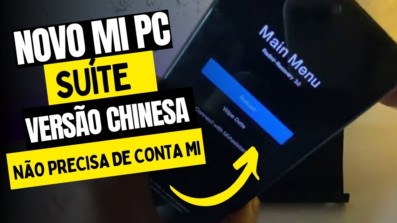 Mi PC Suite nova vers&atilde;o CHINESA ( N&atilde;o precisa de conta MI ) Agora est&aacute; mas f&aacute;cil pra usar