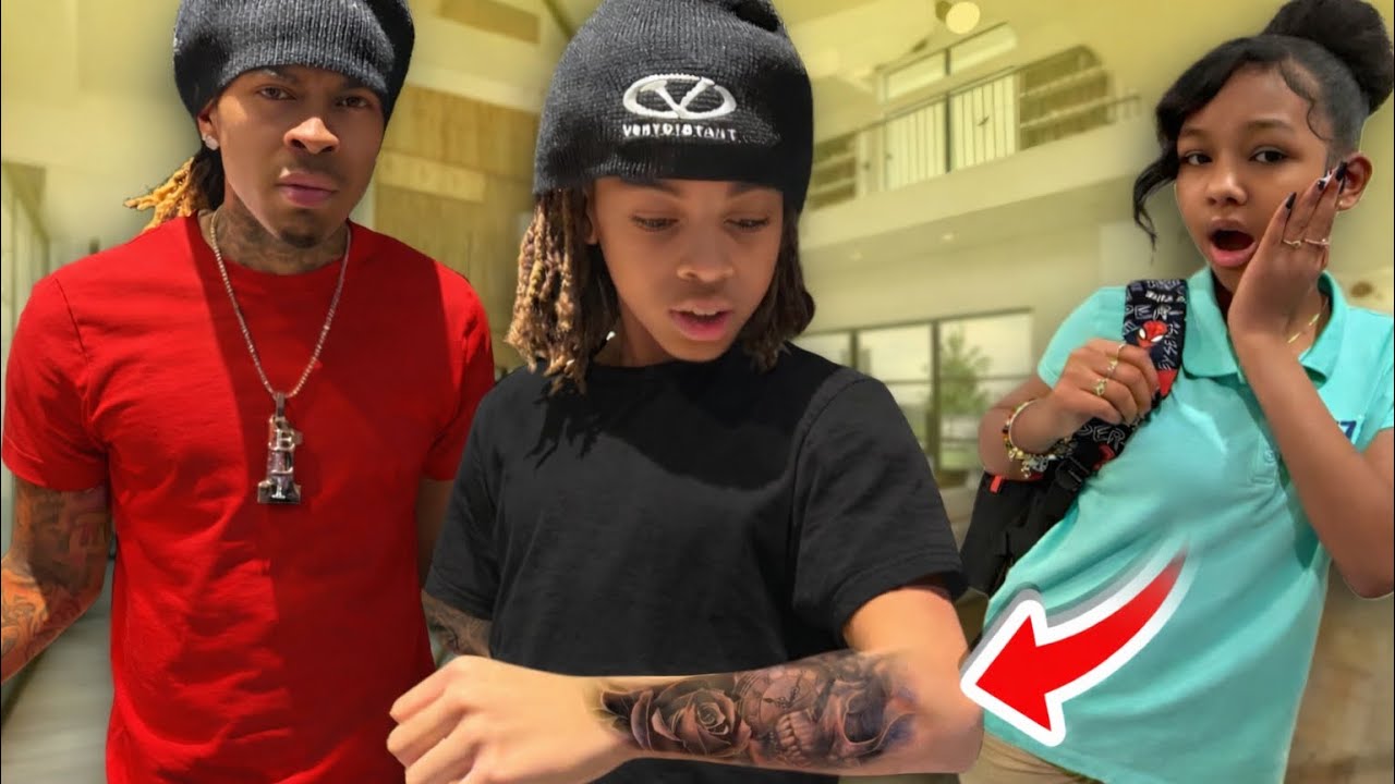 Tattoo Prank on Eli & Meyah *GONE WRONG*