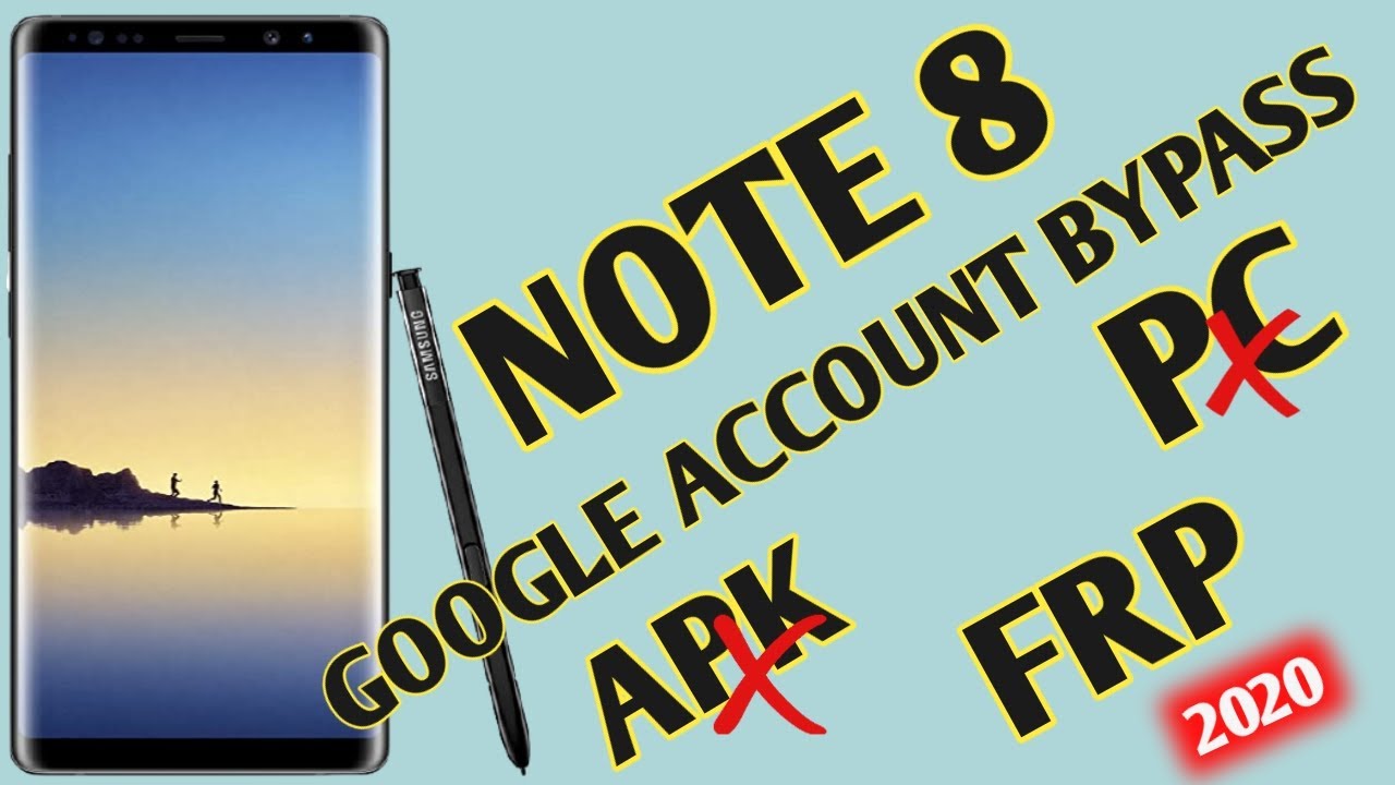 SAMSUNG GALAXY NOTE 8 BYPASS GOOGLE ACCOUNT/ (SM-N950) FRP BYPASS WITHOUT PC 2020