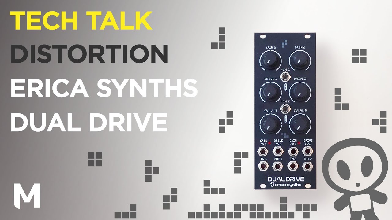 Patch tips and ideas for overdrive and distortion in eurorack - with Erica Synths Dual Drive