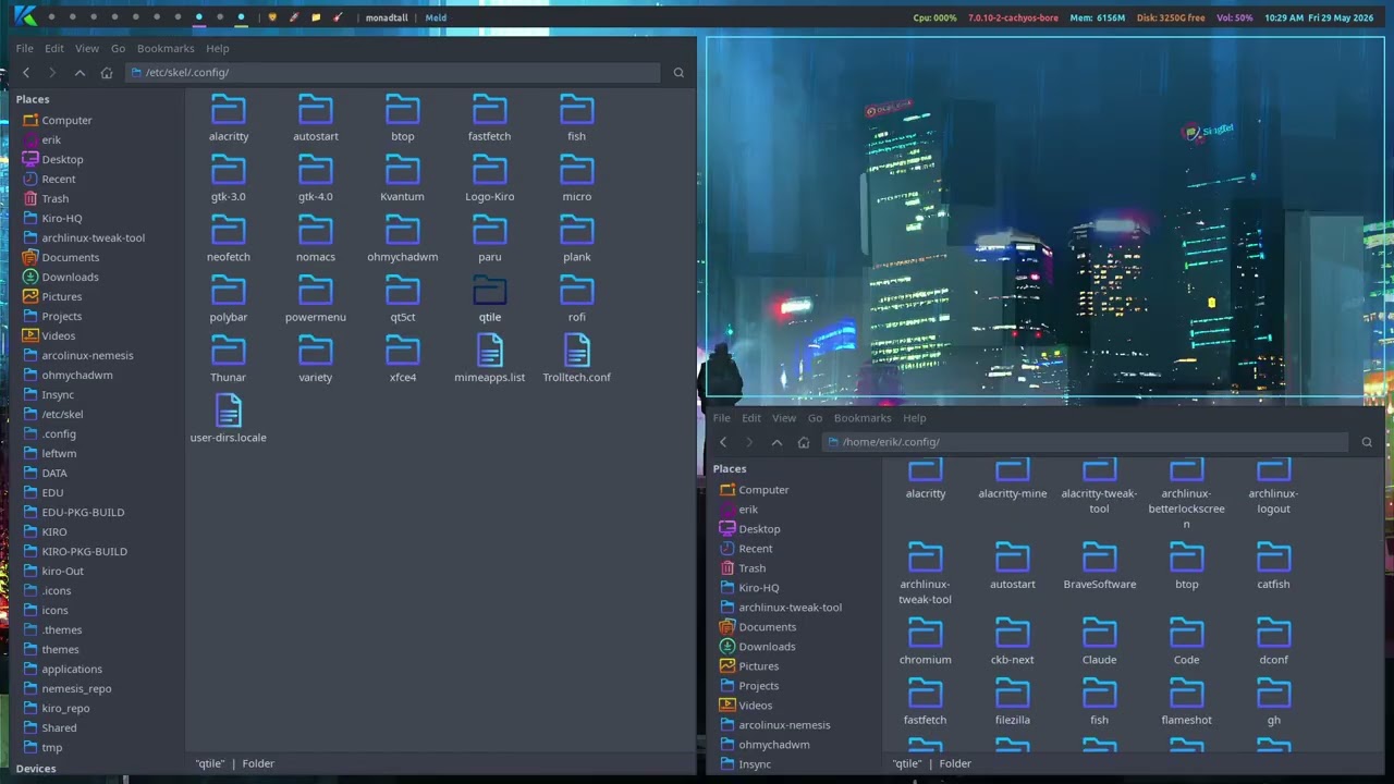 KIRO 014: Сравнение конфигов Linux с помощью Meld и безопасное восстановление настроек после обно...