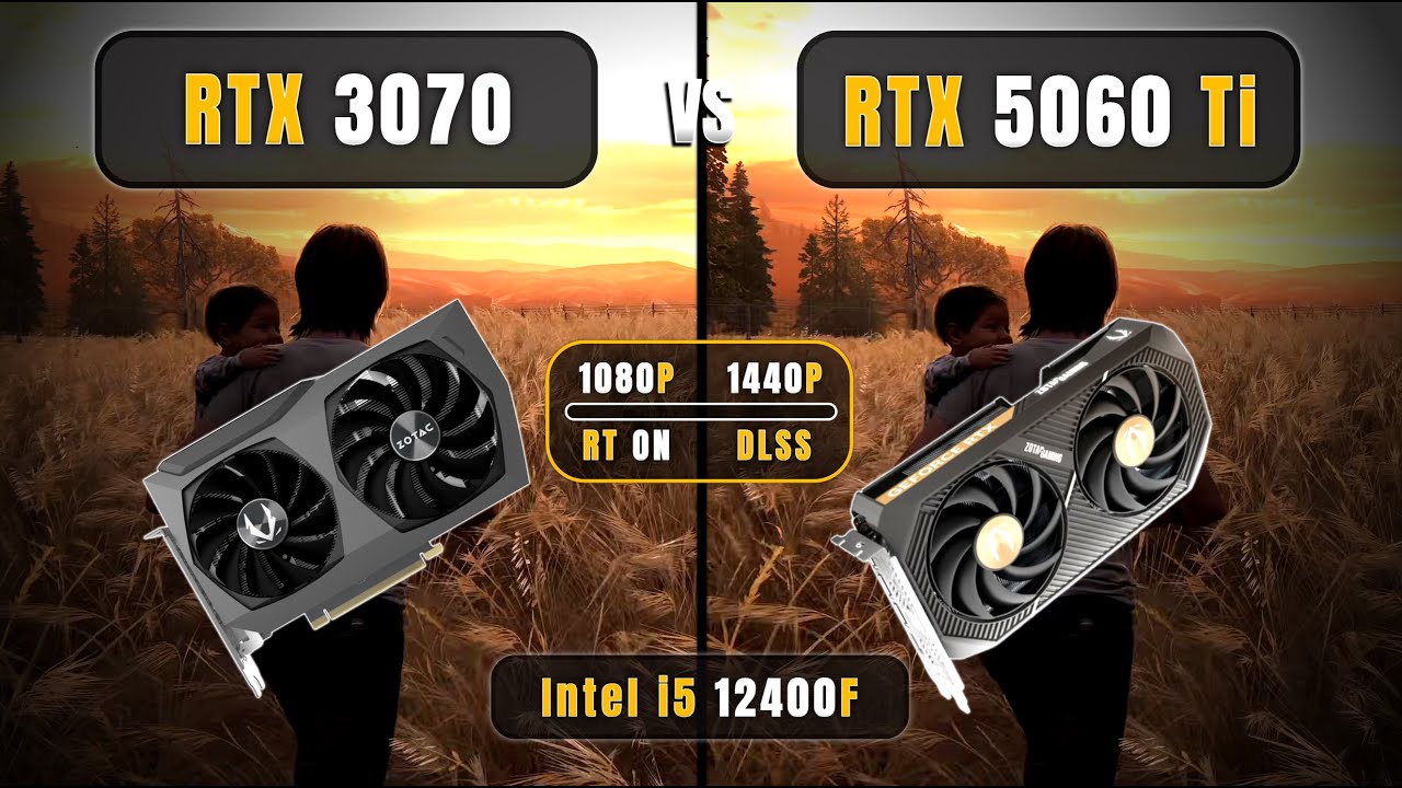 RTX 5060 Ti vs RTX 3070 | i5 12400F | Biggest Comparison | 1080p, 1440p | Ray Tracing & DLSS