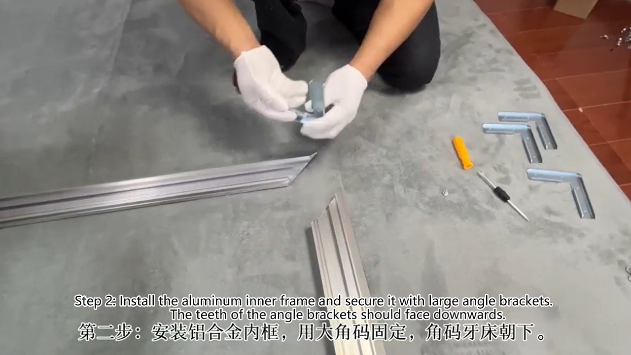 How to Install a Fixed Frame Projection Screen | Ultra-Thin Fixed Frame Screen Series | Unboxing