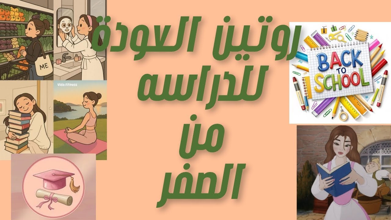 روتين سحري لبدايه الدراسه !🤩 اوعي يفوتك 😯