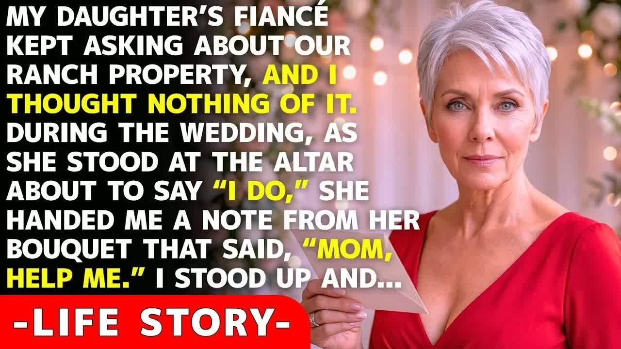 During the Ceremony, My Daughter Dropped a Note Into Her Bouquet—When I Read “Mom, Help Me,” Everyth
