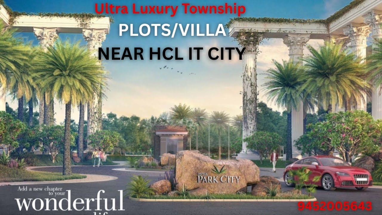Ultra Luxury Township 😲, With Lots of Amenities Plot/Villa Near HCL IT City , Must watch 🫣