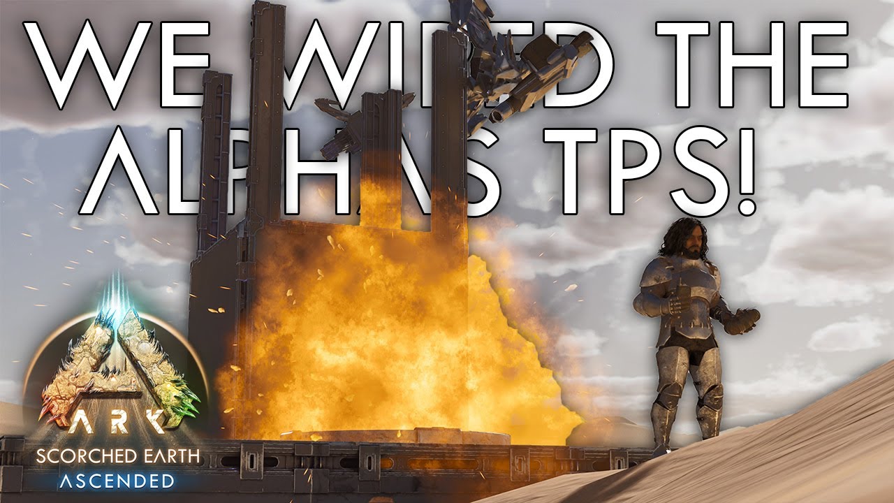 We Wiped ALL THE ALPHAS TELEPORTERS BUT THEN.. Ark Survival Ascended PVP Scorched Earth
