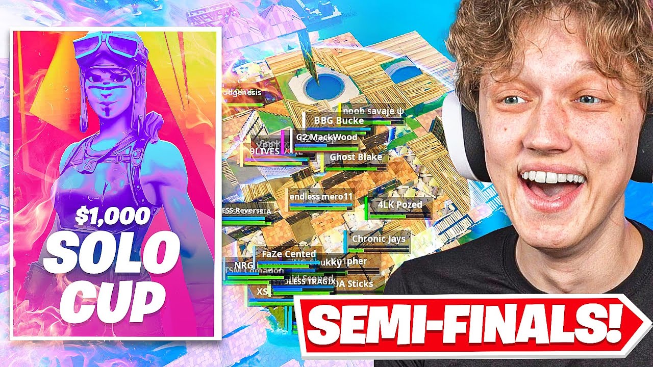 I Hosted SEMI-FINALS for my $1,000 SOLO Tournament in Fortnite