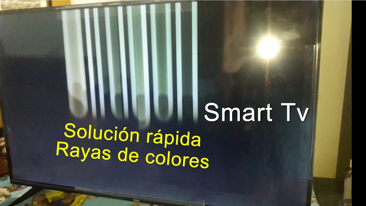 ✔ TV SIRAGON 43 LED 7443 smart tv, rayas de colores, solución rápida ✔