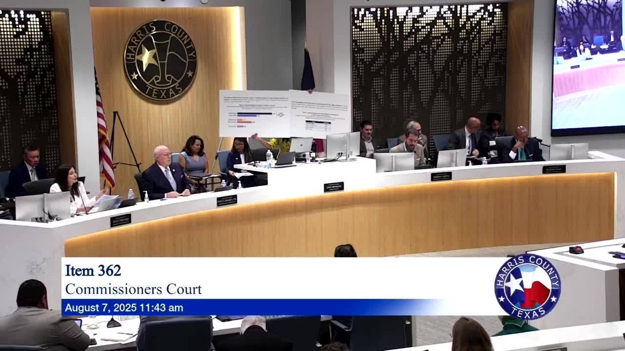 VIDEO: Judge Lina Hidalgo in heated exchange at Harris County Commissioner's Court