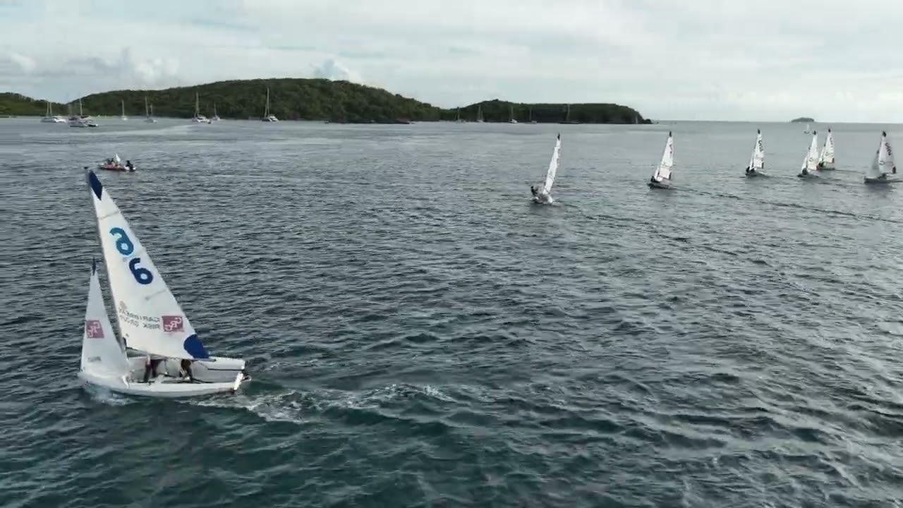 January 13 Antilles Sailing team practice part 1